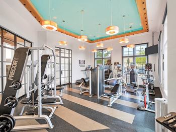 Modern Fitness Center at The Beacon at Waugh Chapel, Gambrills, MD